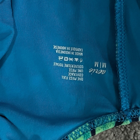 Aerie Graffiti Swimsuit size M - Picture 6 of 6